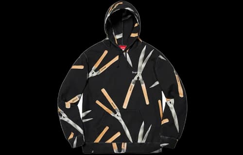 Supreme SS19 Shears Hooded Sweatshirt Black
