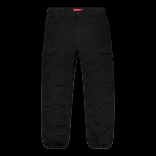 Supreme SS19 Patchwork Cargo Pant Black Casual Long Pants Unisex