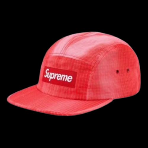 Supreme Tie Dye Ripstop Camp Cap 'Red'