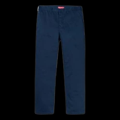 Supreme SS19 Work Pant Navy Cargo Casual Pants Unisex Navy Blue