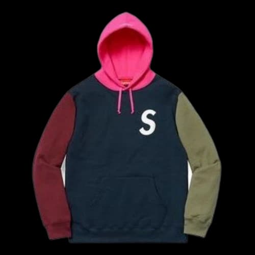 Supreme S Logo Colorblocked Hooded Sweatshirt 'Multi-Color'