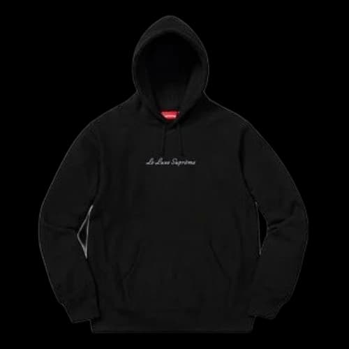 Supreme SS19 Le Luxe Hooded Sweatshirt Black