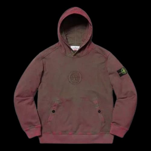 Supreme SS19 x Stone Island Hooded Sweatshirt Logo