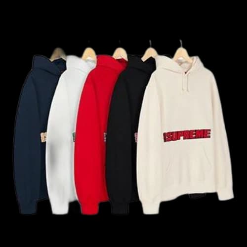 Supreme SS19 Blockbuster Hooded Sweatshirt Navy