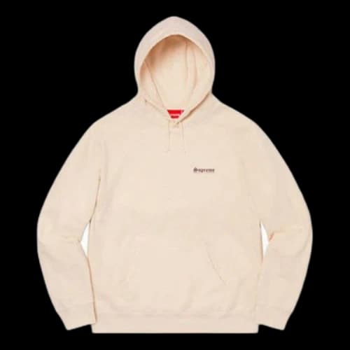 Supreme Mary Hooded Sweatshirt 'Beige Purple'