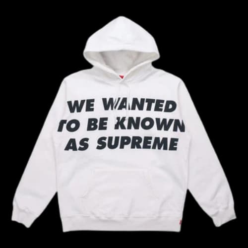 Supreme SS20 Week 1 Known As Hooded Sweatshirt