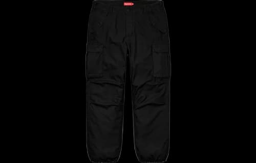 Supreme SS20 Week 1 Cargo Pant Drawstring Casual Pants Unisex Black