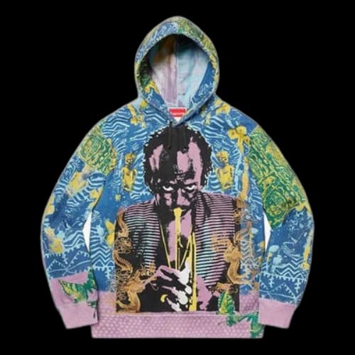 Supreme SS20 Week 1 Miles Davis Hooded Sweatshirt