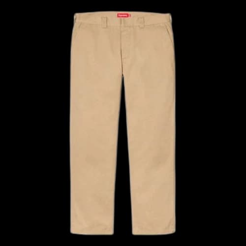 Supreme SS20 Week 1 Work Pant Cargo Pants Unisex Khaki