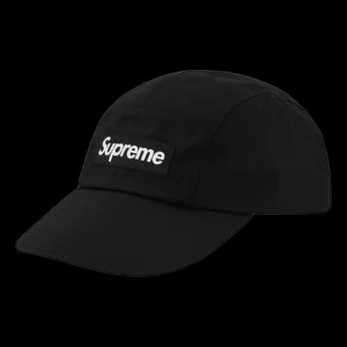 Supreme GORE-TEX Long Bill Camp Cap 'Black White'