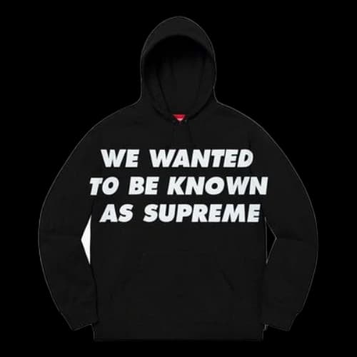 Supreme SS20 Week 1 Known As Hooded Sweatshirt
