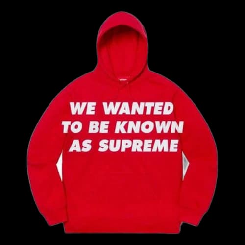 Supreme SS20 Week 1 Known As Hooded Sweatshirt
