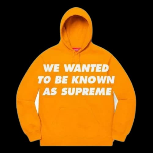 Supreme SS20 Week 1 Known As Hooded Sweatshirt