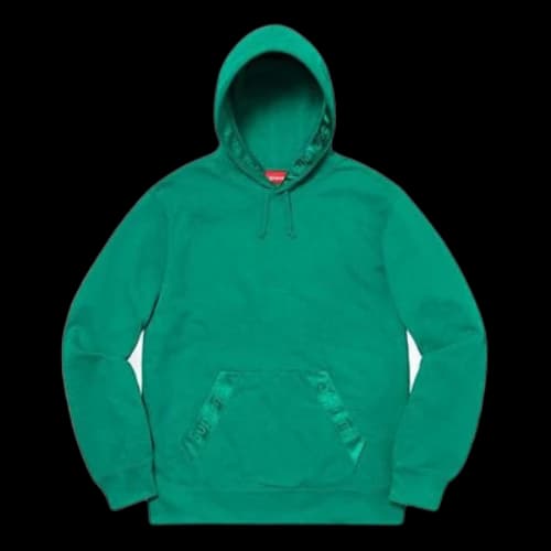 Supreme SS20 Week 2 Tonal Webbing Hooded Sweatshirt