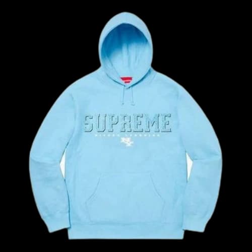 Supreme Gems Hooded Sweatshirt 'Blue'