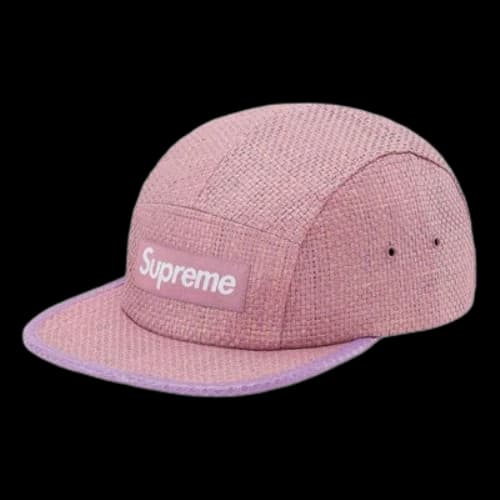 Supreme Raffia Camp Cap 'Pink'