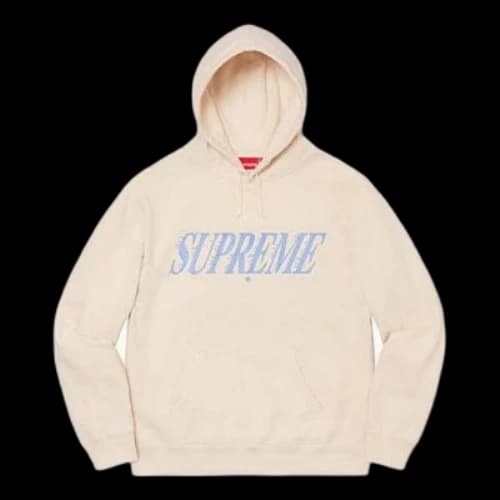 Supreme Crossover Hooded Sweatshirt 'Beige Blue'
