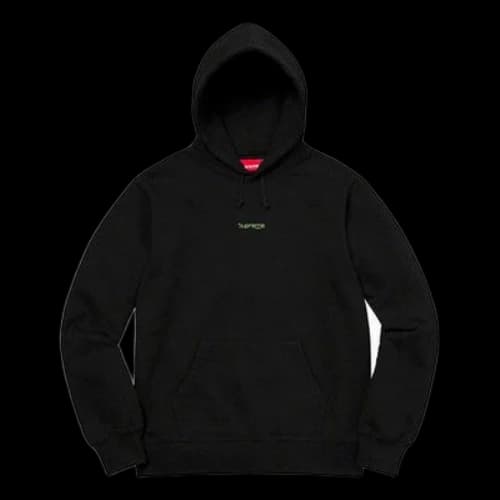Supreme Digital Logo Hooded Sweatshirt 'Black'