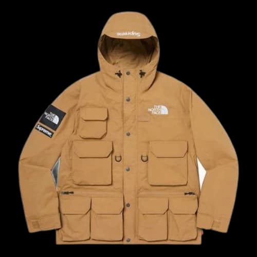 Supreme x The North Face Cargo Jacket 'Tan White Black'