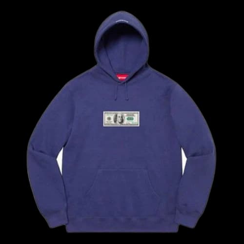 Supreme Franklin Hooded Sweatshirt 'Purple White'