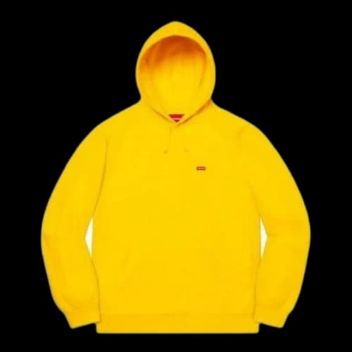 Supreme Small Box Hooded Sweatshirt 'Yellow'