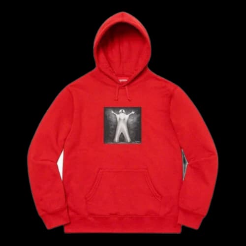 Supreme Leigh Bowery Hooded Sweatshirt 'Red Black White'