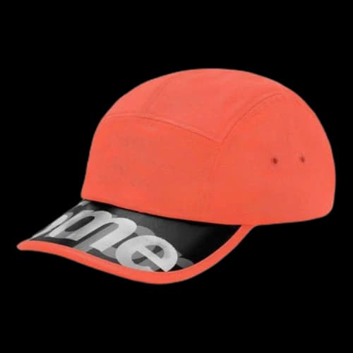 Supreme Lenticular Visor Camp Cap 'Orange White Black'
