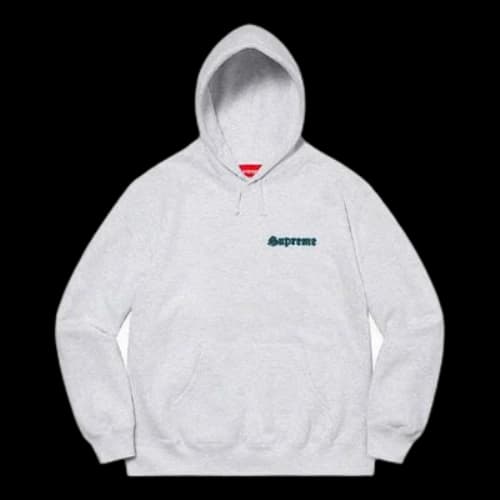 Supreme Love Hooded Sweatshirt 'Grey Blue'