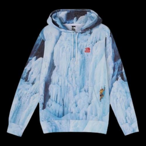 Supreme SS21 Week 5 Supreme x The North Face Ice Climb Hooded Sweatshirt