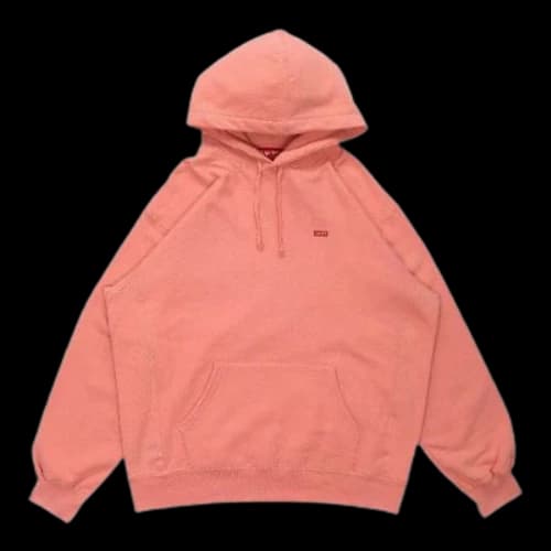 Supreme Small Box Hooded Sweatshirt 'Pink'