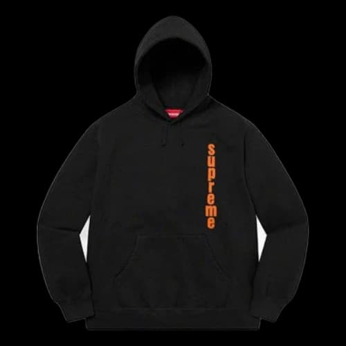 Supreme Invert Hooded Sweatshirt 'Black Orange Blue White'