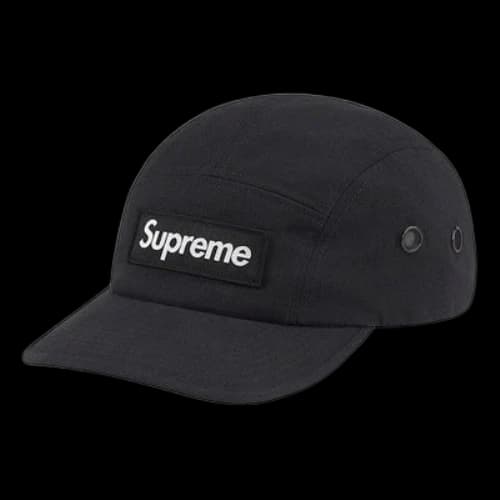 Supreme Military Camp Cap 'Black White'