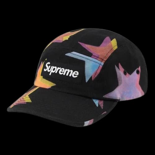 Supreme Gonz Stars Camp Cap 'Black Purple Yellow'