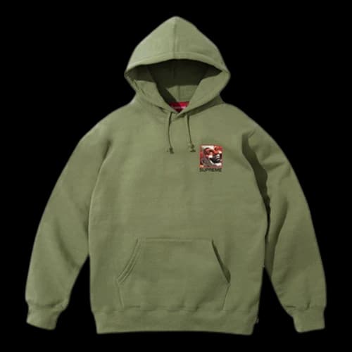 Supreme x Butthole Surfers Hooded Sweatshirt 'Olive Green Yellow'