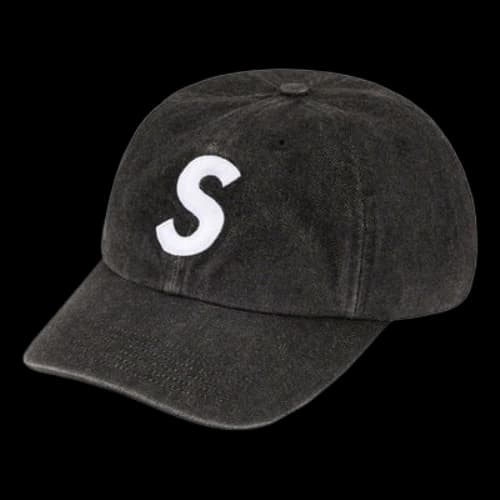 Supreme Kevlar Denim S Logo 6-Panel 'Black White'