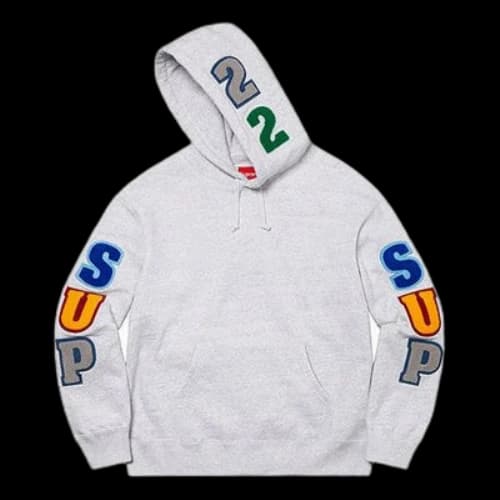 Supreme Team Chenille Hooded Sweatshirt 'Multi-Color'
