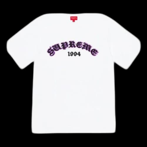 Supreme SS22 Week 3 Old English Glow S