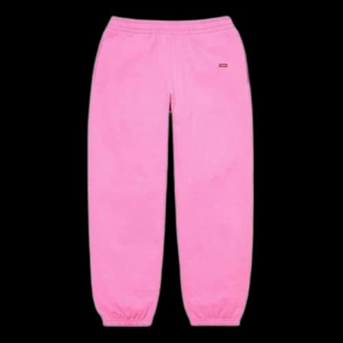 Supreme Small Box Sweatpants 'Pink'