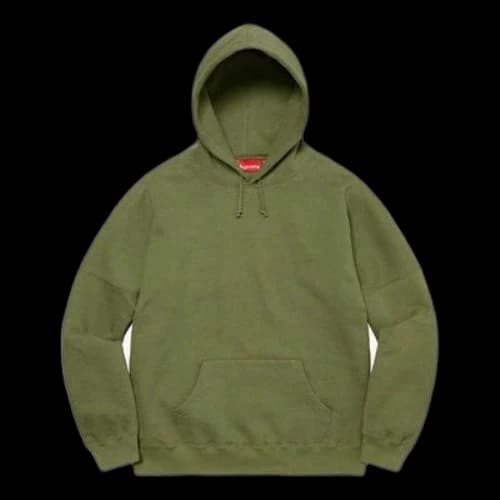 Supreme Beaded Hooded Sweatshirt 'Olive Green'