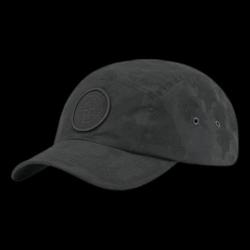 Supreme x Stone Island Reactive Ice Ripstop Camp Cap 'Black'