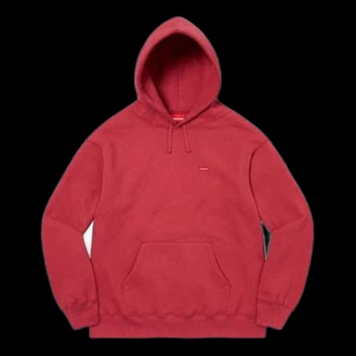Supreme Small Box Hooded Sweatshirt 'Red'