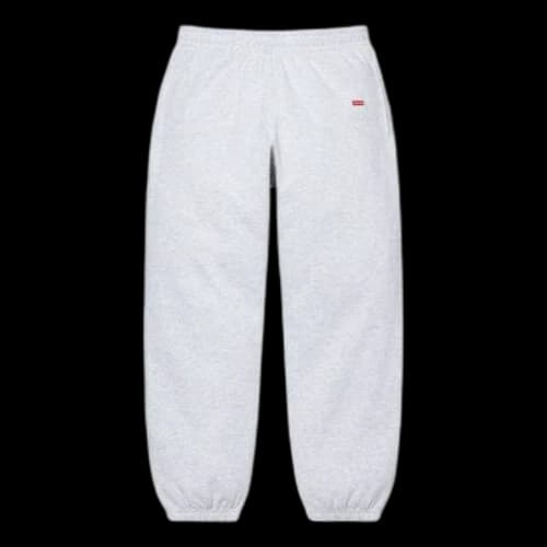 Supreme SS23 Week 1 Small Box Sweatpants 'White'