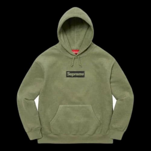 Supreme Inside Out Box Logo Hooded Sweatshirt 'Olive Green'