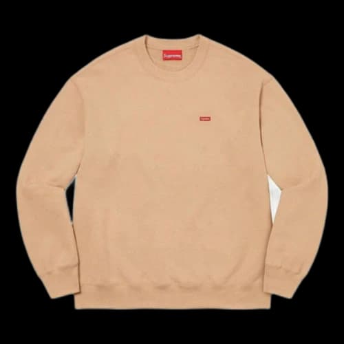 Supreme SS23 Week8 Small Box Crewneck Sweater 'Brown'