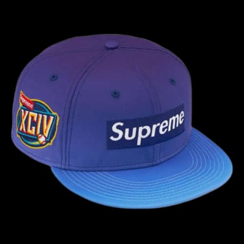 Supreme Gradient Box Logo New Era 'Blue White'