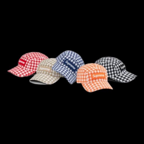 Supreme Gingham Camp Cap 'Multi-Color'