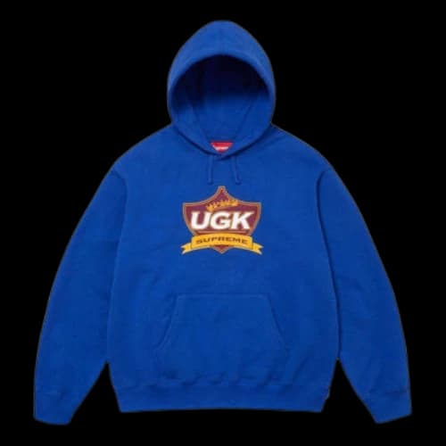 Supreme x UGK Hooded Sweatshirt 'Blue Yellow White'