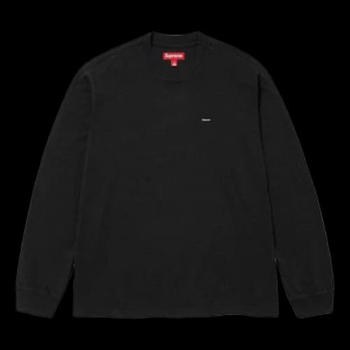 Supreme Small Box L/S T-Shirt 'Black'