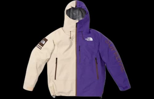 Supreme x The North Face Split Taped Seam Shell Jacket 'Black White'