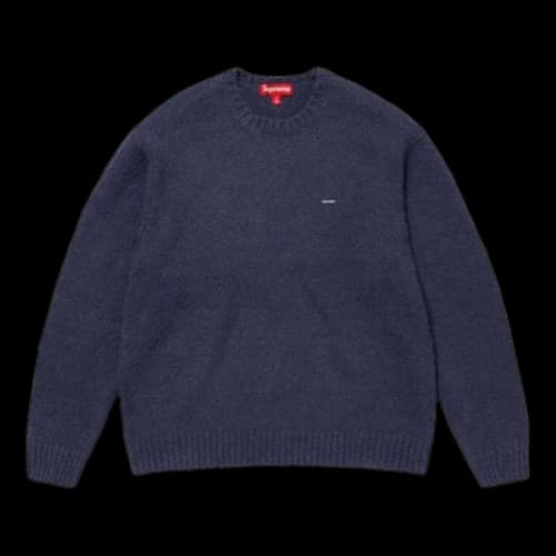 Supreme Boucl Small Box Sweater 'Navy'
